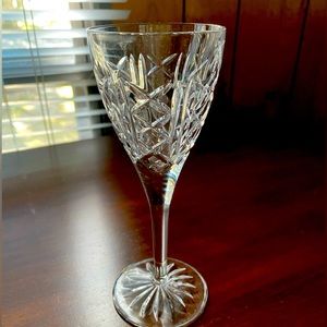 Waterford PAIR Crystal Glengarriff pattern RARE Tall Cordial Glasses